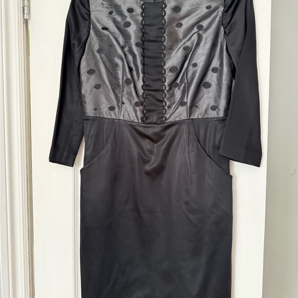 Elegant Black and Gray Women's Dress